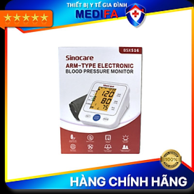 Máy Đo Huyết Áp Sinocare BSX516 Với Công Nghệ Intellisence Tiên Tiến Dễ Dàng Sử Dụng