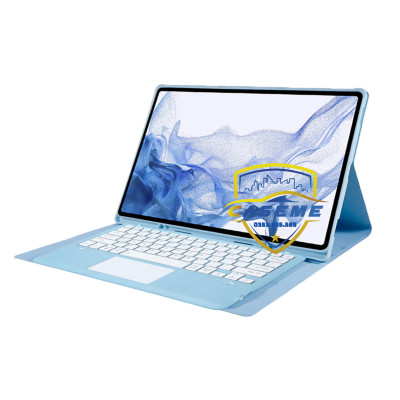 Bao Da Kèm Bàn Phím Bluetooth Có Trackpad Cho Samsung Galaxy Tab S8 – Thiết Kế Tháo Rời, Kết Nối Nhanh - Hàng Chính Hãng