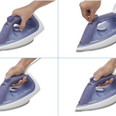 [Hàng Chính Hãng] Bàn Ủi Hơi Nước Panasonic NI-S530 – 2400W, Đế phủ titan chống dính