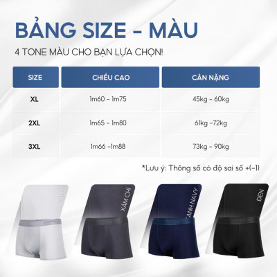  Quần boxer nam, quần lót nam thun lanh ALPHA MAN 3.0 kháng khuẩn co giãn 4 chiều thấm hút mồ hôi phong cách nam tính - ARES SHOP