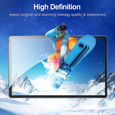 Miếng dán kính cường lực màn hình cho Samsung Galaxy Tab A8 10.5 inch 2022 (SM-X200 / X205 / X207) hiệu HOTCASE Mercury H+ Pro (Chống va đập, vát cạnh 2.5D, chống vân tay, mỏng 0.3mm, độ cứng 9H) - Hàng nhập khẩu