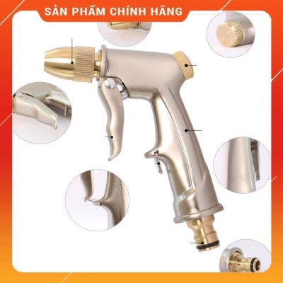 ️ Bộ dây vòi xịt nước rửa xe, tưới cây , tăng áp 3 lần, loại 7m, 10m 206701-1 đầu đồng,cút, nối PE