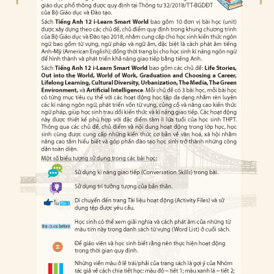 Tiếng Anh 12 i-Learn Smart World - Teacher