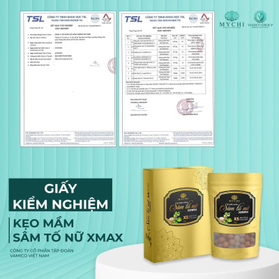 1 hộp kẹo sâm tố nữ xmax Mychi