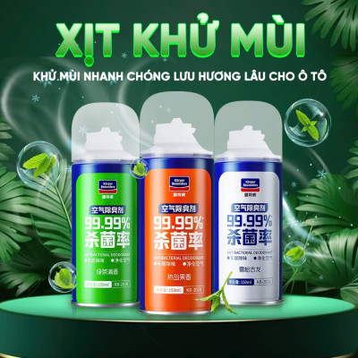 Xịt Khử Mùi Ô Tô Tự Động KC Đánh Bay Mùi Khó Chịu: , Đảm Bảo Không Khí Luôn Tinh Khiết, ĐỒ TRANG TRÍ NHÀ CỬA