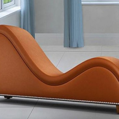 Ghế sofa tình nhân màu cam DP-ST02