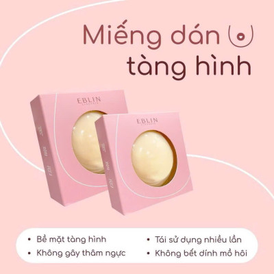 Dán Ti Silicon Hộp 3 Cặp Dán Tự Thân Tàng Hình Tiện Lợi