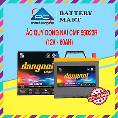 Bình Ắc Quy 12V-60AH, Ắc Quy DONGNAI CMF 55D23L/R