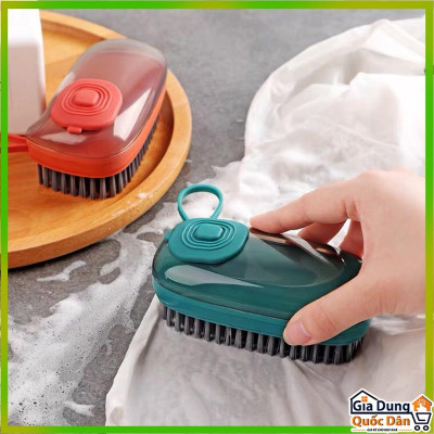 Bàn Chải Chà Chân, Chà Sàn, Bàn Chải Quần Áo Đa Năng Có Ngăn Đựng Nhả Xà Phòng Cao Cấp Tiện Lợi