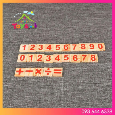 ĐỒ CHƠI HỘP TOÁN VÀ BẢNG QUE TÍNH BẰNG GỖ