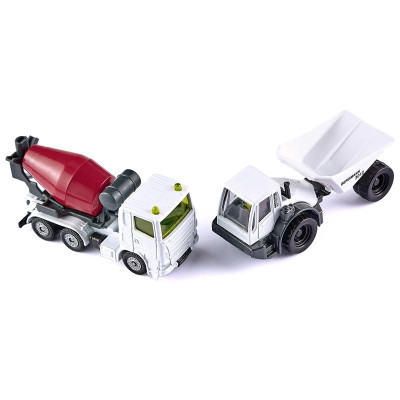Đồ Chơi Mô Hình Xe Trộn Bê Tông Và Xe Ben - Siku 1692
