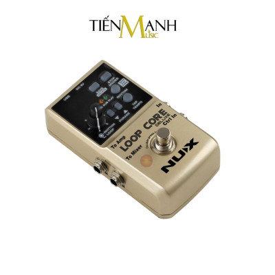 Phơ Guitar tạo vòng lặp Nux Loop Core Effect Pedal Kèm Pick (Bàn đạp Looper Fuzz - Thời gian ghi âm 6h)