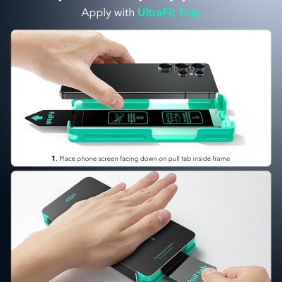 Kính Cường Lực ESR cho Samsung Galaxy S25 Ultra ESR Armorite Screen Protector - Hàng Chính Hãng