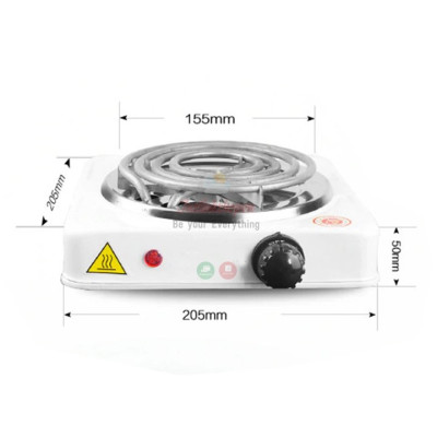 Bếp điện mini làm nóng pha cafe Hot Plate 100W, Bếp hơ lá trầu cho bé, nấu đa năng tiện lợi
