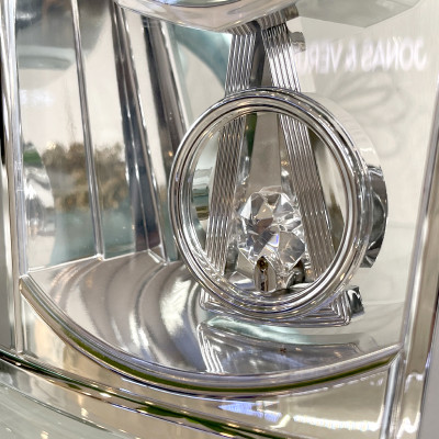 Đồng hồ để bàn Nhật Bản Rhythm 4RP772WR19 Kt 17.8 x 21.3 x 7.6cm, 750g Vỏ nhựa, Dùng Pin