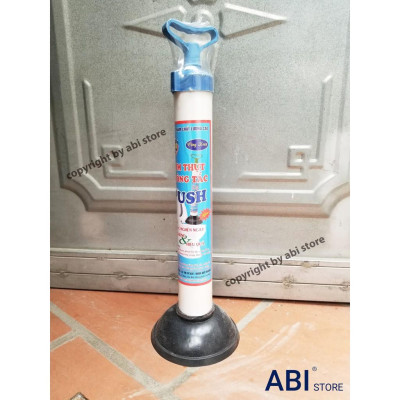  Thụt bồn cầu cao cấp, Cây bơm thụt thông tắc bồn cầu nhà vệ sinh