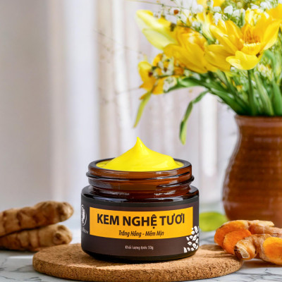 Combo dưỡng trắng da toàn diện cho mẹ sau sinh Wonmom (1 kem sữa nghệ toàn thân+1 kem nghệ tươi)