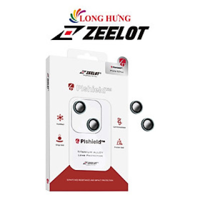 Dán Camera cường lực viền màu chống va đập Zeelot PIshield dành cho iPhone 15/15 Plus - Hàng chính hãng