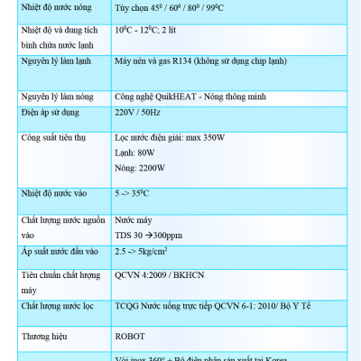 Máy Lọc Nước Điện Giải Ion Kiềm Thương Hiệu ROBOT IonKing 1113 Chế Độ Nóng Thông Minh Lạnh 11 Tấm Điện Cực Titanium Phủ Platinum - Hàng Chính Hãng