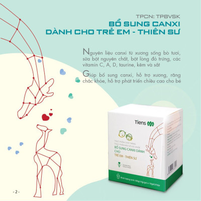 Canxi dành cho trẻ em - Thiên Sư