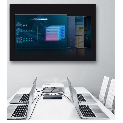 Ugreen UG4021640216TK Màu Đen Bộ gộp HDMI 4 vào 2 ra có kèm âm thanh - HÀNG CHÍNH HÃNG