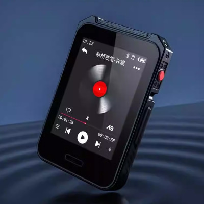 Máy Nghe Nhạc Ruizu C3 - Màn Hình 2.4 Inch, Bluetooth 5.3, Hỗ Trợ Đa Định Dạng MP3 WMA APE FLAC AAC, Hỗ Trợ Thẻ Nhớ Lên Tới 128Gb, Pin Lithium 300mAh 10 Tiếng, Sạc Nhanh Type-C, Kết Nối PC, Ghi Âm, Học Sinh, Sinh Viên, Thể Thao - Hàng Chính Hãng