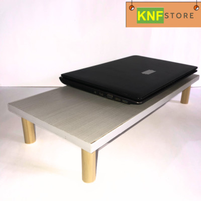 Kệ giá đặt màn hình máy tính hoặc laptop chống gù lưng,mỏi mắt,phủ lớp chống xước và chống nước từ KNF, mẫu mới 2023