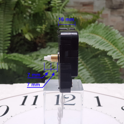 Máy Đồng Hồ Treo Tường Kim Trôi Eastar Độ Chính Xác Cao – Bộ Kim Đao thân Kim màu Đen có Dạ Quang màu Hồng – Kèm theo Pin Maxell