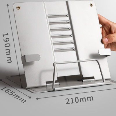 Giá Đỡ đỡ sách, đọc sách, đỡ điện thoại máy tính bảng đa năng chống cận Hợp Kim Nhôm Cao Cấp có thể điều chỉnh chiều cao. Hỗ Trợ Chống Mỏi Cổ, Vai, Gáy. Hàng Chính Hãng KitAcoom