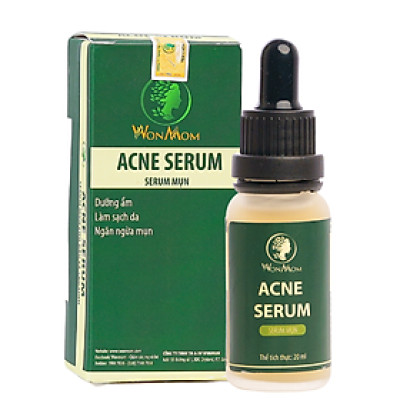 Acne serum, serum mụn thảo mộc đánh bay mọi loại mụn cứng đầu Wonmom 20ml