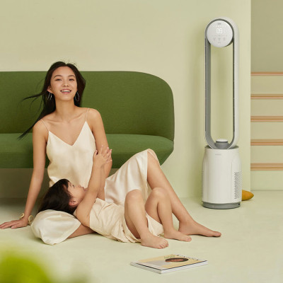 Quạt Không Cánh Xiaomi Keheal A4 Pro Bản Tiếng Việt Diệt Khuẩn UV Kiêm Lọc Không Khí - Hàng Nhập Khẩu