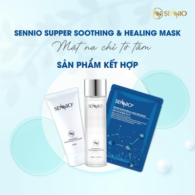 Mặt nạ giấy dưỡng trắng da Sennio Super Soothing & Healing Mask dưỡng ẩm, phục hồi da 23 ml SNO 822