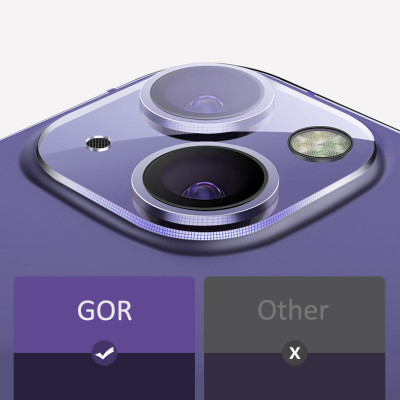 Miếng Dán Kính Cường Lực Camera chống trầy GOR cho iPhone 14 / 14 Plus / 14 Pro / 14 Pro Max (Bộ 2 Miếng) -  HÀNG CHÍNH HÃNG