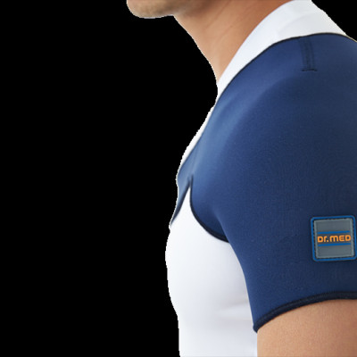 Đai hỗ trợ vai đàn hồi Dr.Med DR-128 trật khớp đòn, bong gân, viêm khớp - nhập khẩu Hàn Quốc