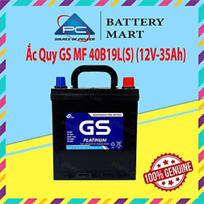 Bình Ắc Quy 12V-35Ah, Ắc Quy Ô Tô GS MF 40B19L/R/L(S)
