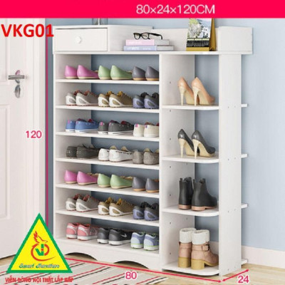 Tủ Giày Hiện Đại Nhiều Ngăn Để Giày, Tiết Kiệm Diện Tích VKG01 - Nội thất lắp ráp Viendong Adv