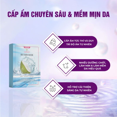 [Set Vàng Rực Rỡ] Set 4 Mặt nạ BESKINATY hỗ trợ phục hồi dưỡng da chuyên sâu