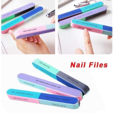 Cây dũa móng tay 6 mặt chà nhám và đánh bóng an toàn tiện lợi, Dụng cụ dũa móng chuyên dụng làm đẹp tại nhà, Spa