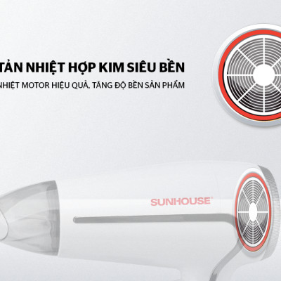 Máy Sấy Tóc SUNHOUSE SHD2308W - Hàng Chính Hãng
