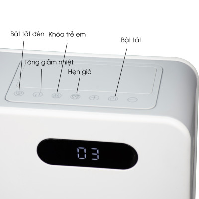 Máy sưởi sàn trong nhà Tiross TS9448 - Hàng chính hãng