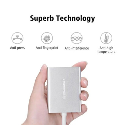 Ugreen UG4022940229TK 80CM Cáp chuyển USB 3.0 sang HDMI cao cấp - HÀNG CHÍNH HÃNG