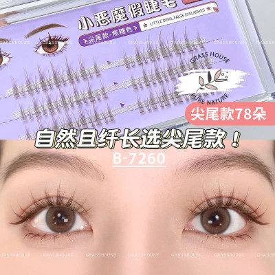 LÔNG MI GIẢ TÍM BQI little Devil False Eyelashes mã B-7260 - 61- 62