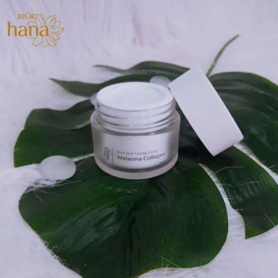Kem Dưỡng Da Nám Riori Hana Melasma Collagen Cream 30g - Mờ Nám Thâm Sạm Ngăn Ngừa Lão Hóa