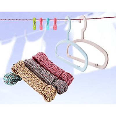 Bộ 2 Dây Dù 10m Phơi Quần Áo , Cột Liều , Dụng Cụ Dã Ngoại - PaKaSa ( Màu ngẫu nhiên )