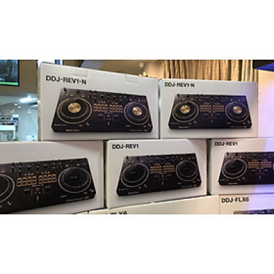 Máy DJ Controller 2 kênh sử dụng Serato  DJ  DDJ REV1 phiên bản viền vàng Pioneer  - Hàng chính hãng