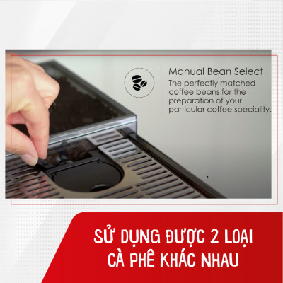 Máy pha cà phê tự động Melitta Latte Select - Hàng nhập khẩu chính hãng 100% từ thương hiệu Melitta, Đức