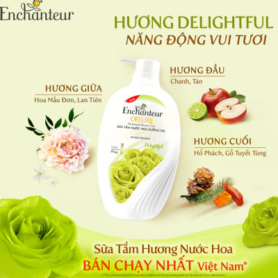 Sữa tắm Enchanteur Delightful (650g)