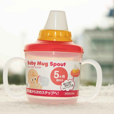 Combo khay trữ đồ ăn dặm cho bé Kokubo 8 ngăn + Cốc có núm dành cho bé 230ml - nội địa Nhật Bản