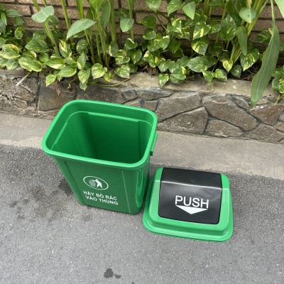 THÙNG RÁC NHỰA NẮP LẬT 20 LÍT KENZIO