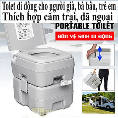 Toilet/Bồn Cầu Di Động Cắm Trại, Chăm Sóc Người Già, Toilet Di Động cho Phụ Nữ Có Thai, Bà Bầu, người bệnh già yếu